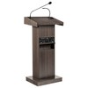 Oklahoma Sound Oklahoma Sound Orator Lectern and Rechargeable Battery, Ribbonwood M800X-RW